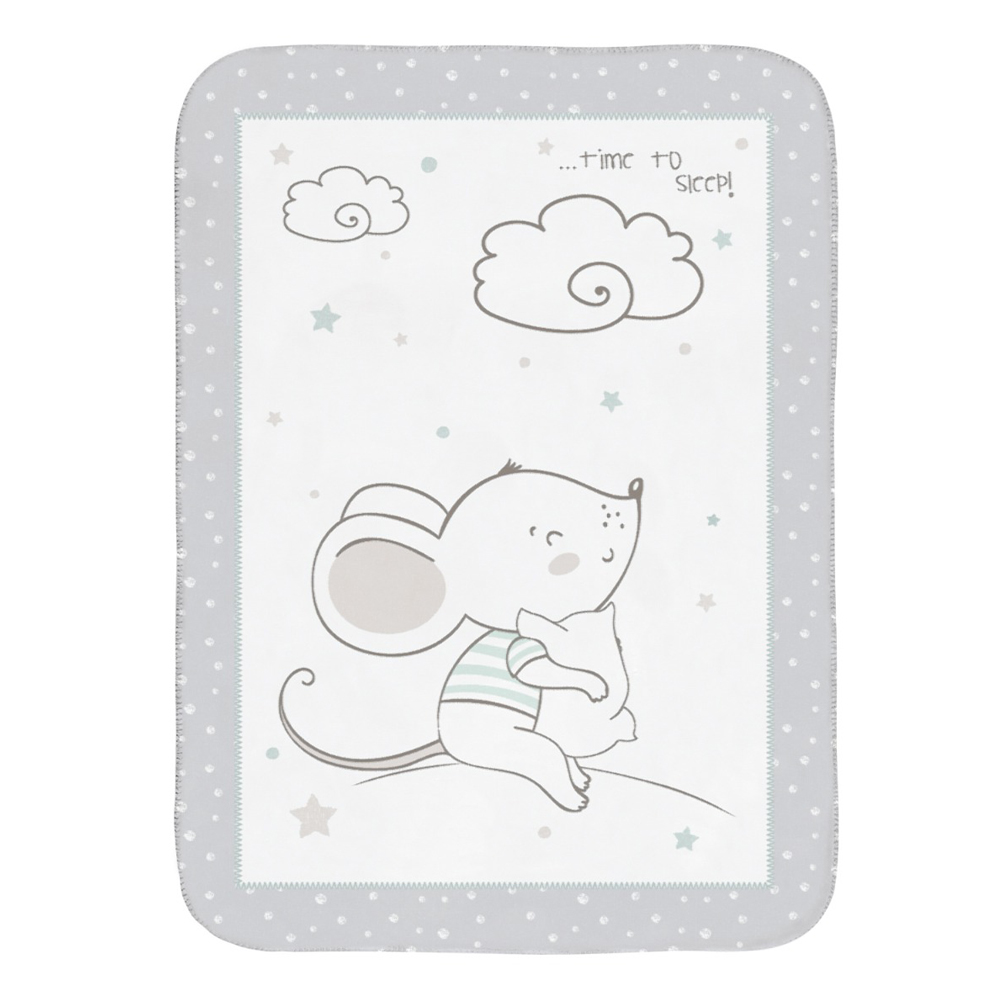 پتو جعبه ای super soft کیکابو سایز 110*140 سانت joyful mice