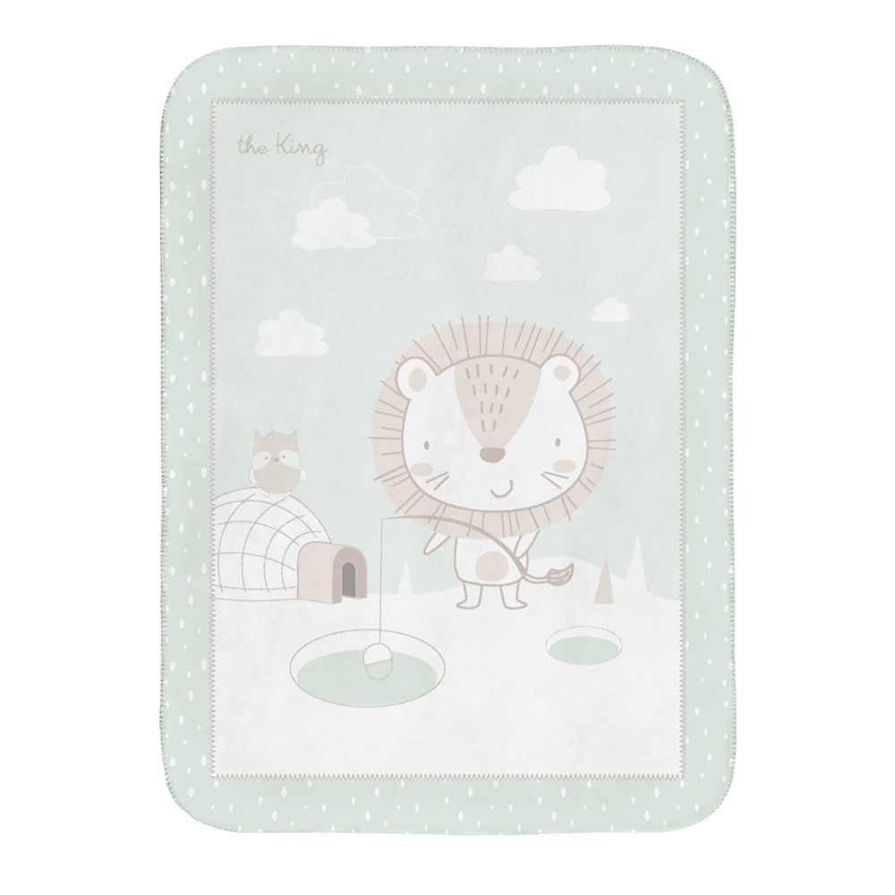 پتو جعبه ای super soft کیکابو سایز 110*140 سانت jungle king