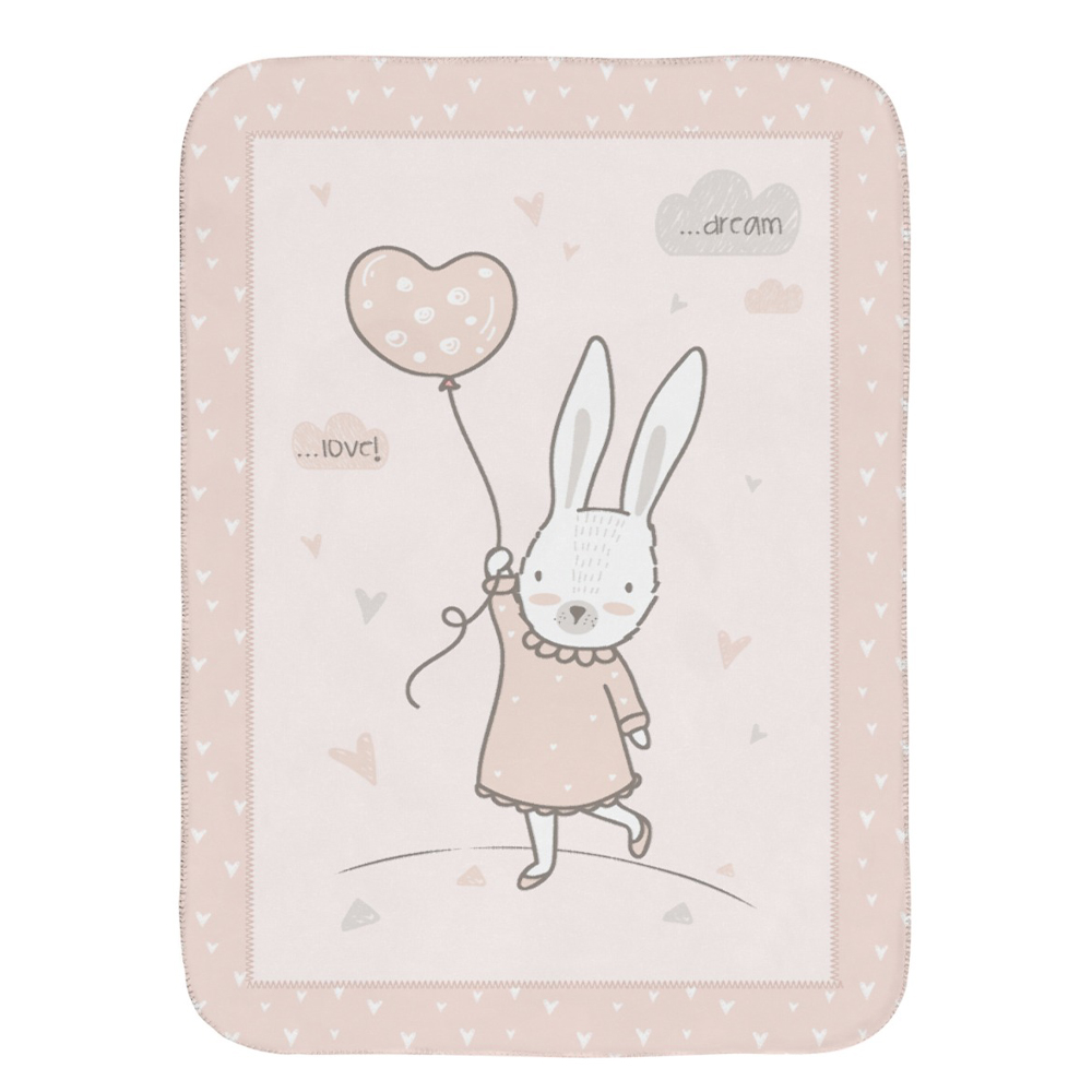 پتو جعبه ای super soft کیکابو سایز 110*140 سانت rabbit in love