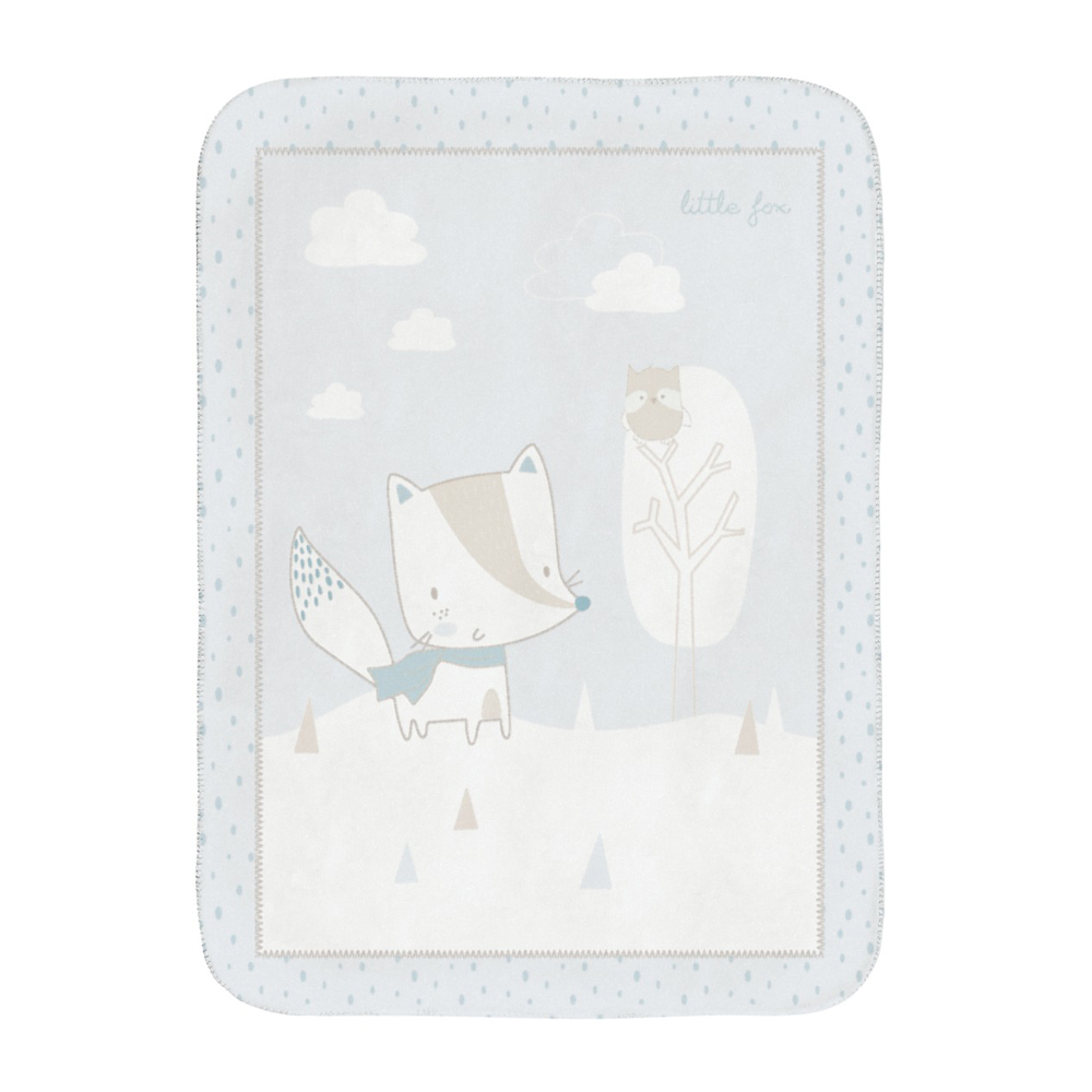 پتو جعبه ای super soft کیکابو سایز 110*140 سانت little fox