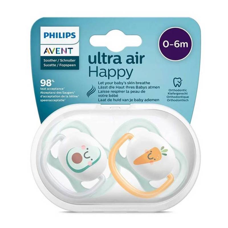 پستانک ارتودنسی اونت ۰-۶ ماه UltraAir happy