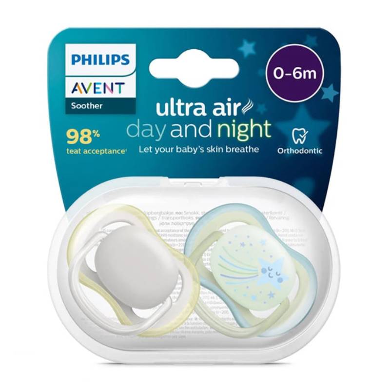 پستانک ارتودنسی اونت ۰-۶ ماه شب و روز UltraAir