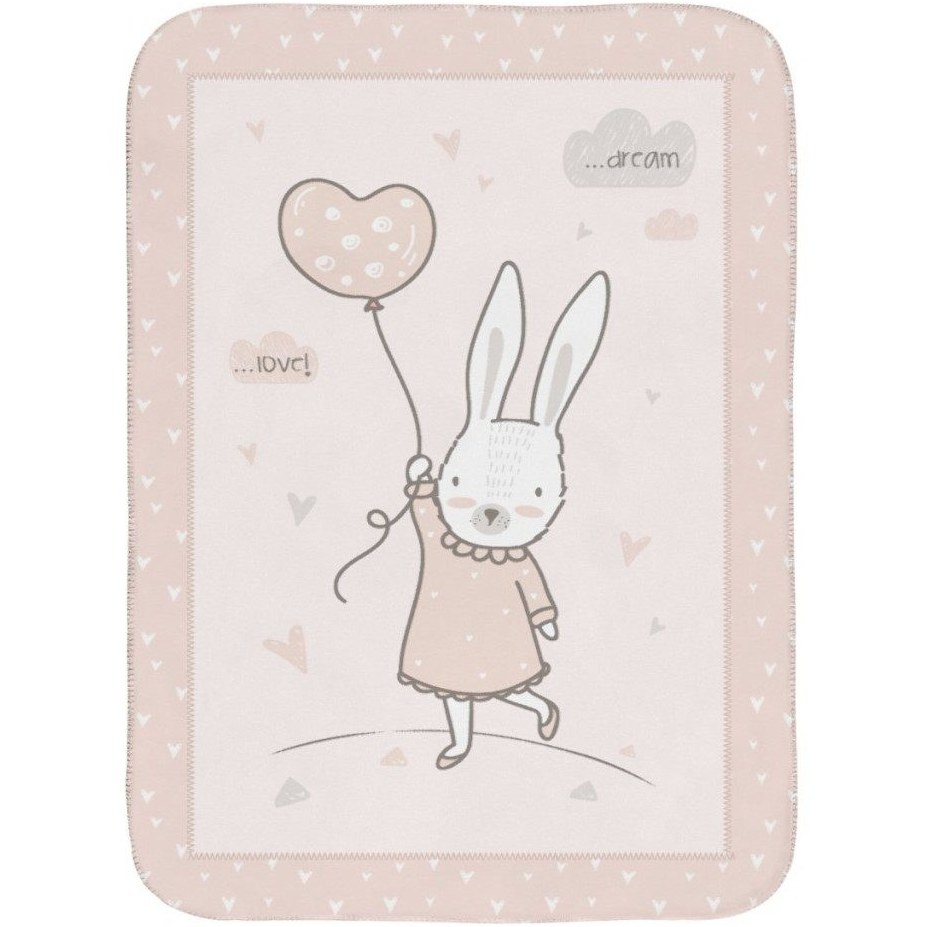 پتو جعبه ای سوپر سافت کیکابو سایز 80*110 سانت rebbit on love